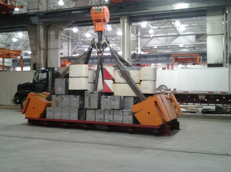 Rated Load Test Performed on New Equipment - Engineered Lifting Systems